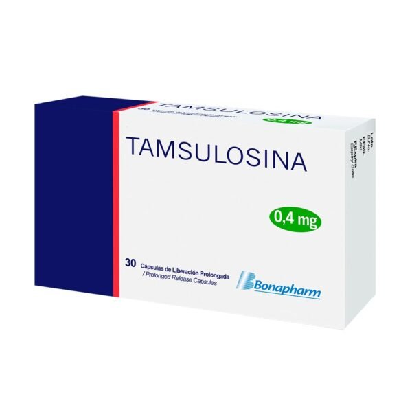 011673L TAMSULOSINA 0.4MG CAJA X 30 CAPS ACCION PROLONGADA