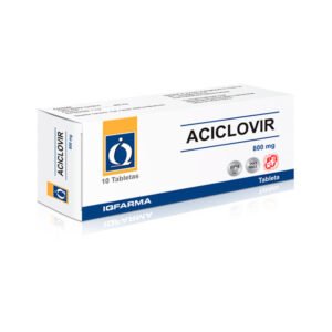 ACICLOVIR 800MG CAJA X 10 TAB