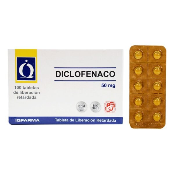 016797L DICLOFENACO 50MG CAJA X 100 TAB