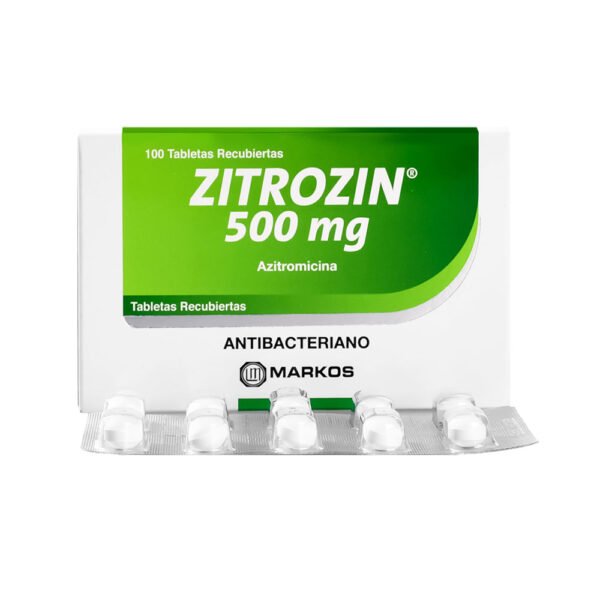 ZITROZIN 500MG CAJA X 100 TAB. REC.