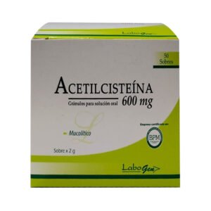 ACETILCISTEINA 600MG. SOBRE