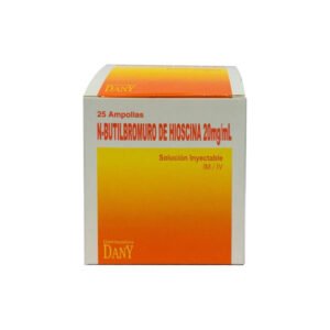 HIOSCINA 20MG/ML IM/IV CAJA X 25 AMP