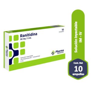 068948L RANITIDINA 50MG/2ML IM/IV (GASTROFIM) CAJA X 10 AMP