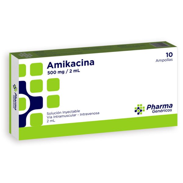 AMIKACINA 500MG/2ML IM.IV. X 10 AMP