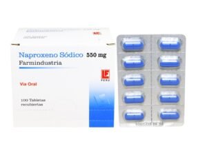 NAPROXENO 550 MG CAJA X 100 TAB REC