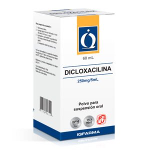 DICLOXACILINA 250MG/5ML POLVO PARA SUSP ORAL 60ML