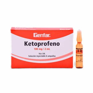 KETOPROFENO 100MG 1V AMPOLLA