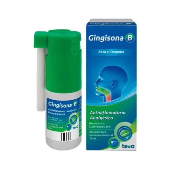 261374L GINGISONA B SOL. PARA PULVERIZACION BUCAL 15 ML
