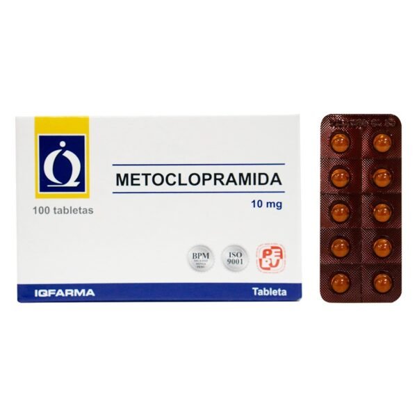 METOCLOPRAMIDA 10 MG CAJA X 100 TAB