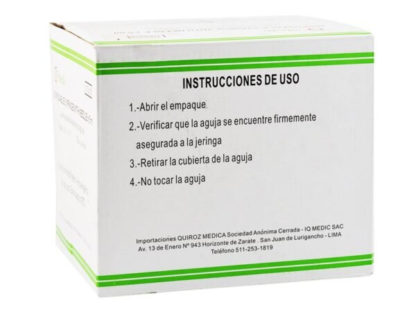 JERINGA 5ML/CC X 100 UNID