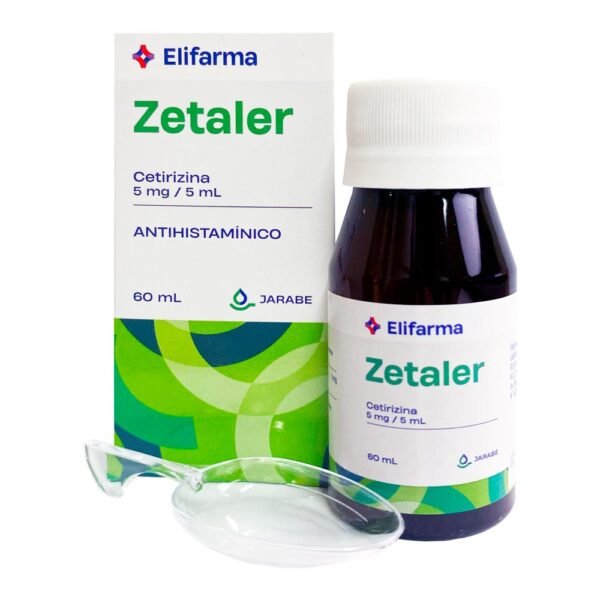 ZETALER 5MG./5ML. JARABE (CETIRIZINA)