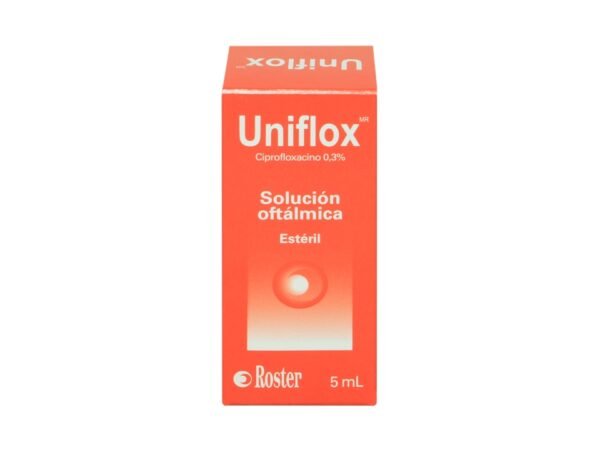 CIPROFLOXACINO 0.3% ( UNIFLOX ) SOL. OFT X 5 ML