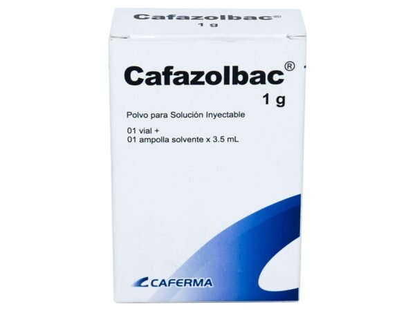 6 CAFAZOLBAC 1G FCO-AMP