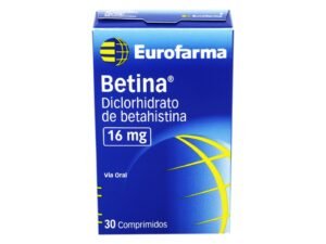 FNC BETINA 16 MG (BETAHISTIDINA) X 30 COMP