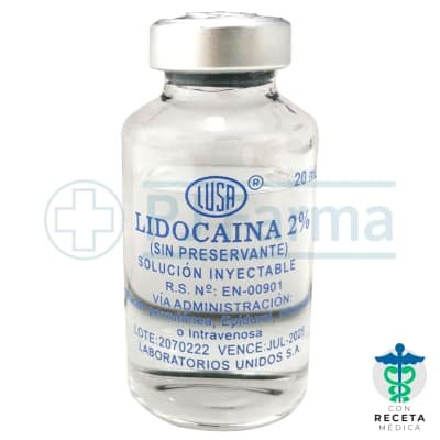 M_lidocaina7203 LIDOCAINA 20% AMPOLLA