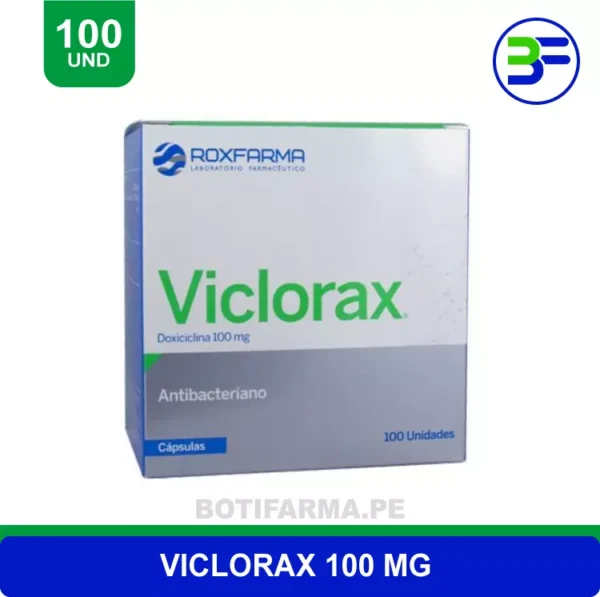 VICLORAX 100MG CAJA X 100 CAPS