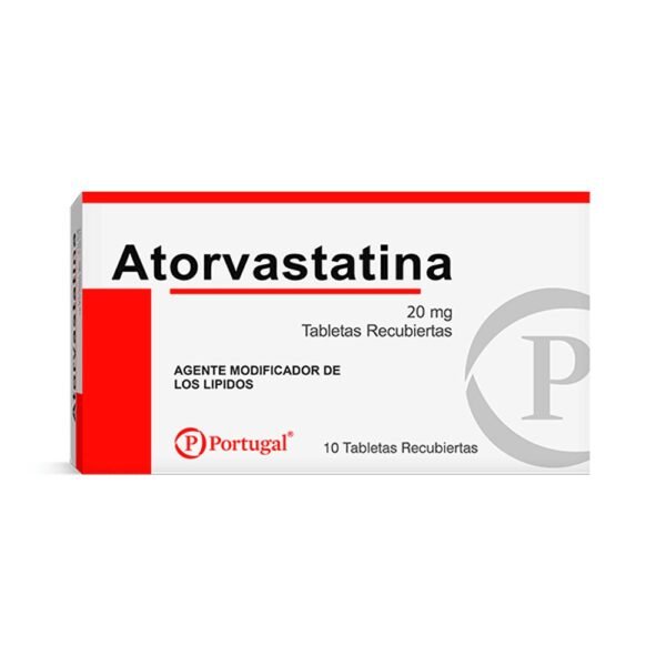 ATORVASTATINA 20MG CAJA X 100 TAB