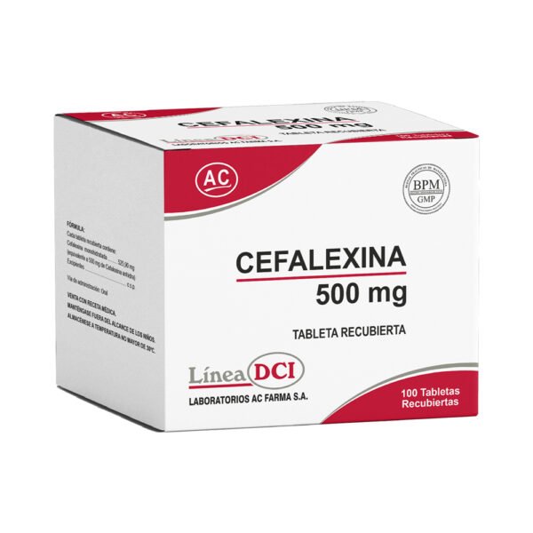 CEFALEXINA 500MG X 100 TAB REC