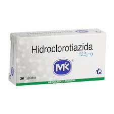 HIDROCLOROTIAZIDA 12.5 MG CAJA X 100 TAB
