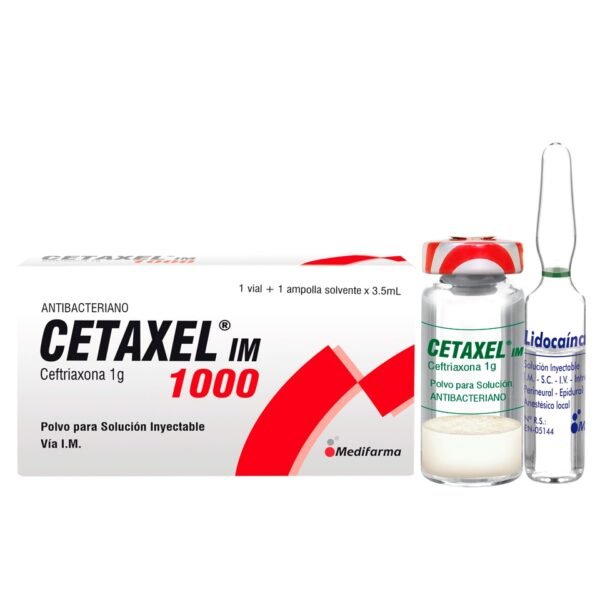 CETAXEL 1 GR. AMPOLLA IM