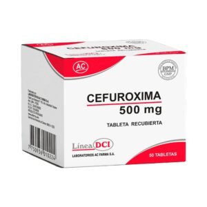 pu CEFUROXIMA 500MG ( FURABACT )CAJA X 10 TAB