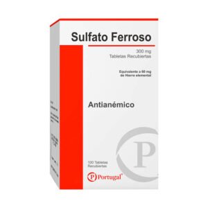 xd SULFATO FERROSO 300MG X 100 TAB REC